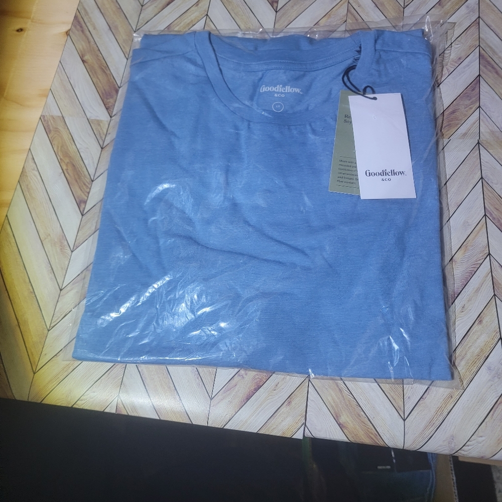 Goodfellow blue t shirt large tall